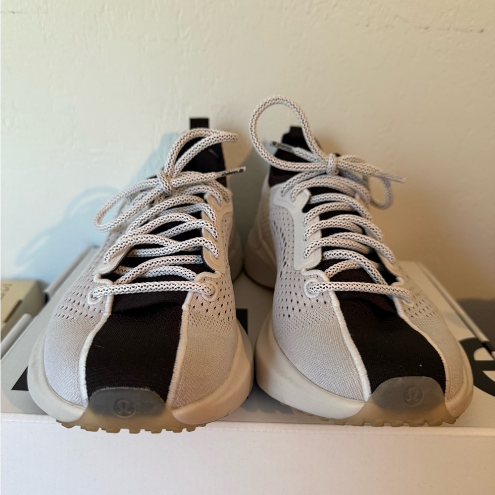 lululemon athletica Black and White Athletic Shoes